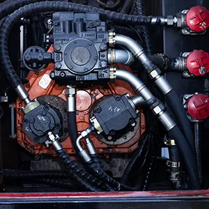 Caja de Transferencia & Unidad de Bombeo Hidráulica